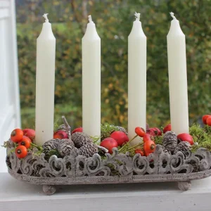 DIY Adventset – Teller Söt grau oval