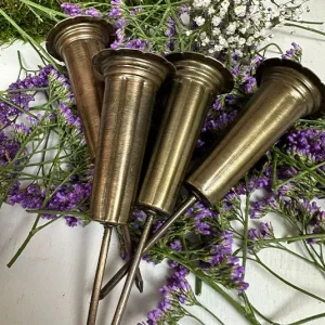 Stabkerzenspieß hoch gold