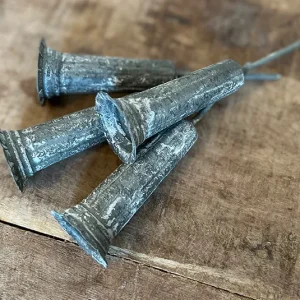 Stabkerzenspieß hoch grau