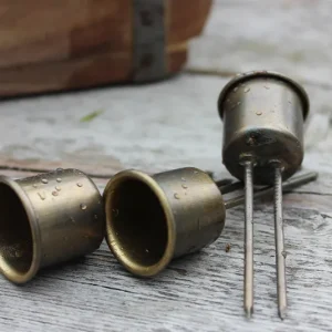 Stabkerzenspieß gold 4 Stk.