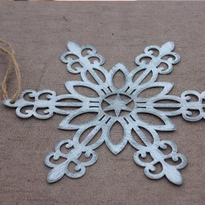 Stern Star grau weiß