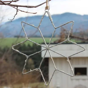 Stern mit Beleuchtung – 2 Größen (15 cm oder 20,5 cm)