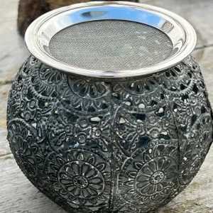 Stövchen exklusiv rund inkl. Räuchersieb