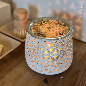 Stövchen vit inkl. Räuchersieb