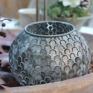 Windlicht Alma Leaf – zwei Größen