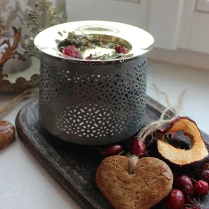 Stövchen Zink antique klein