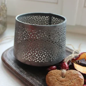 Windlicht Zink antique