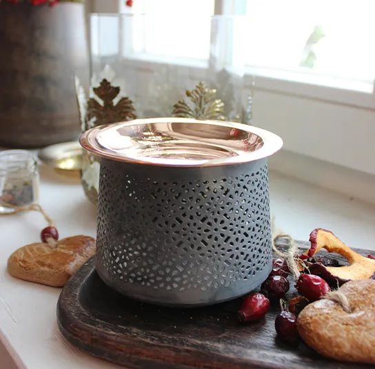 Stövchen Zink antique klein – Bild 7