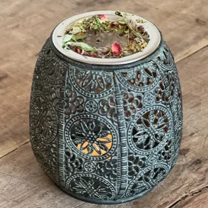 Räucherstövchen Exclusiv klein mit Edelstahlsieb 8cm