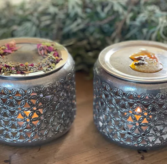 Stövchen silber groß mit Edelstahlsieb 10,5cm – Bild 6