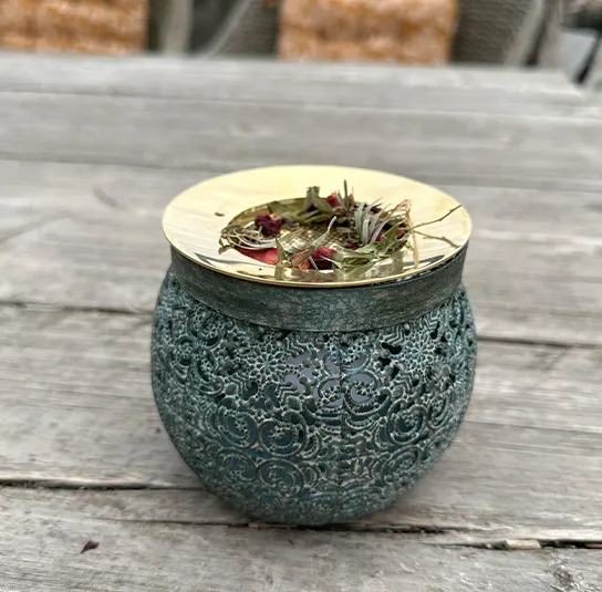 Stövchen Mysig grün/türkis