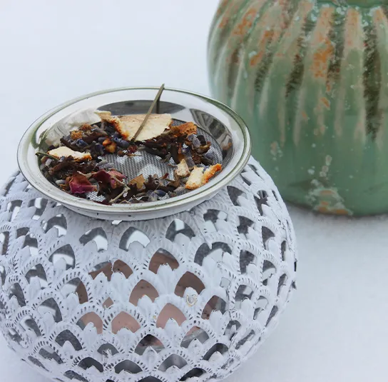 Stövchen Alma Vit Groß