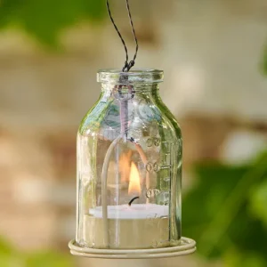 Hängeteelicht pastellgelb