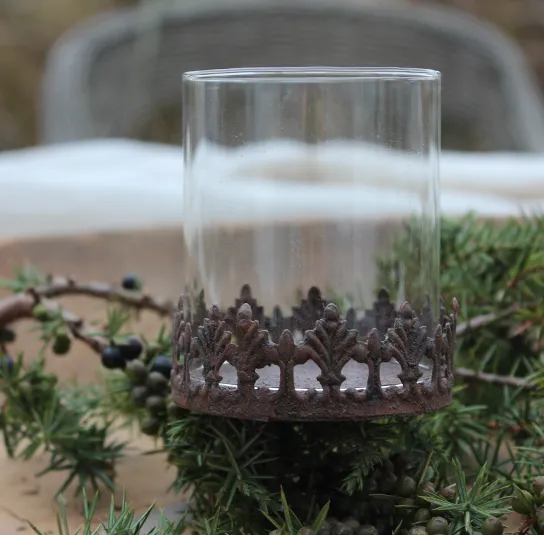 Teelichthalterungen zum Stecken braun – 4 Stück – Bild 4