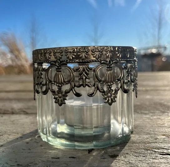 Federkranz Lia und Teelicht im Set (du sparst 2,90) – Bild 4