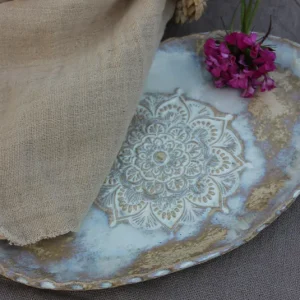 Teller Dani oval glänzend