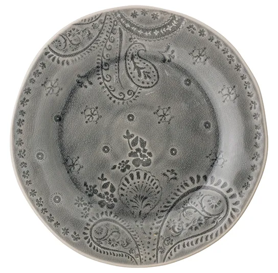 Teller Indiska blau/grau – Bild 2