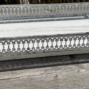 Teller, Tablett antique weiß