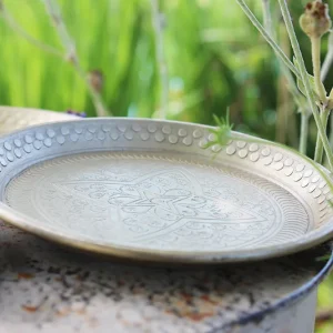 Teller Jona silber – 14,5 cm