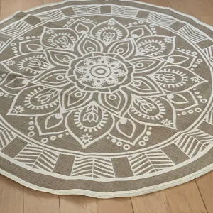 Teppich Dröm rund, Christbaumteppich