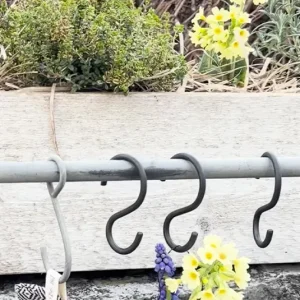 Garderobenhaken schwarz