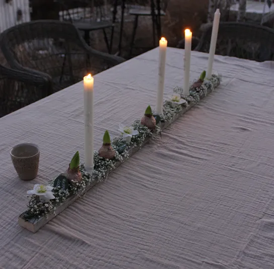 Stabkerzenspieß weiß 4 Stk – Bild 7