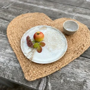 Platzset, Tischset Herz Jute