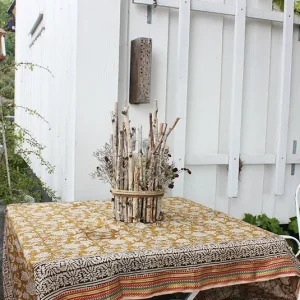 Tischtuch, Strandtuch Orientalisk gelb