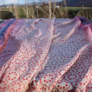 Tischtuch, Strandtuch Magnolia rot