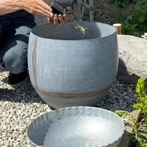 Pflanztopf Lythrum – Zinktopf, Wassertopf