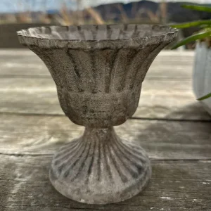 Topf Juna grau antique groß