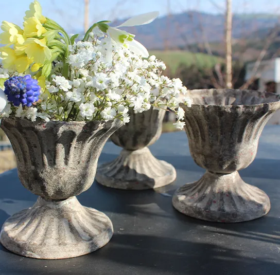 Topf Juna grau antique klein – Bild 7