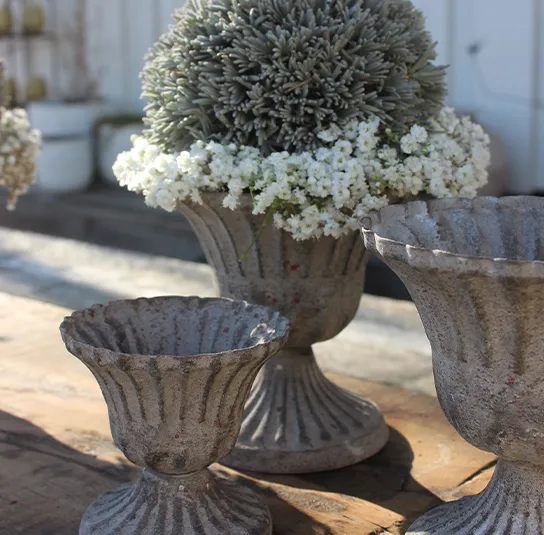 Topf Juna grau antique klein – Bild 9