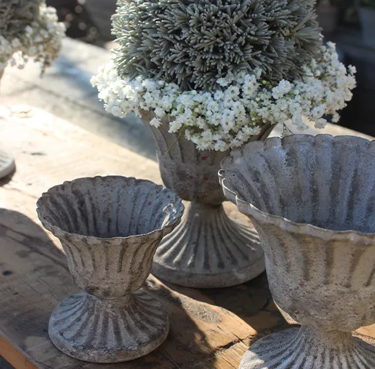 Topf Juna grau antique klein – Bild 4