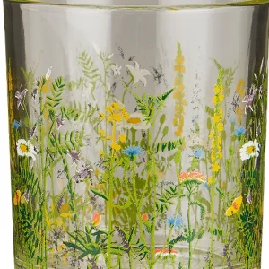 Trinkglas Blumenwiese