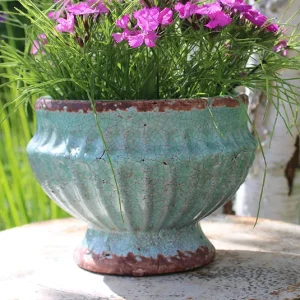 Übertopf Lana klein türkis