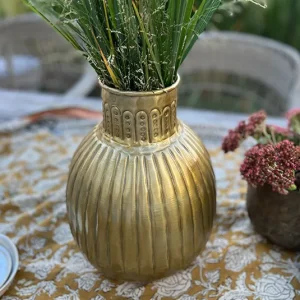 Vase Fadi gold