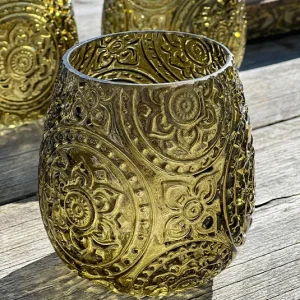 Vase, Teelicht Frühling