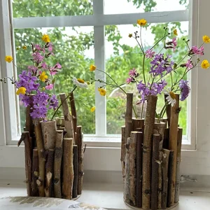 Vase Zweige inkl. Glasröhrchen