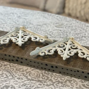 Wildbienennisthilfe lang mit Konsolen weiß im Set (Ersparnis 10,70)