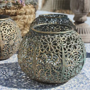 Windlicht Finja antique messing