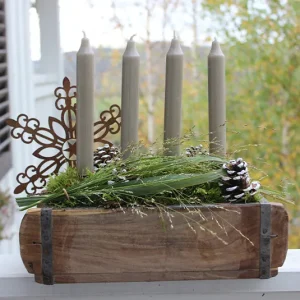 DIY Adventset – Ziegelform Altholz klein