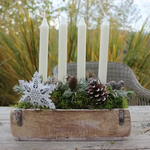 DIY Adventset – Ziegelform off-white klein